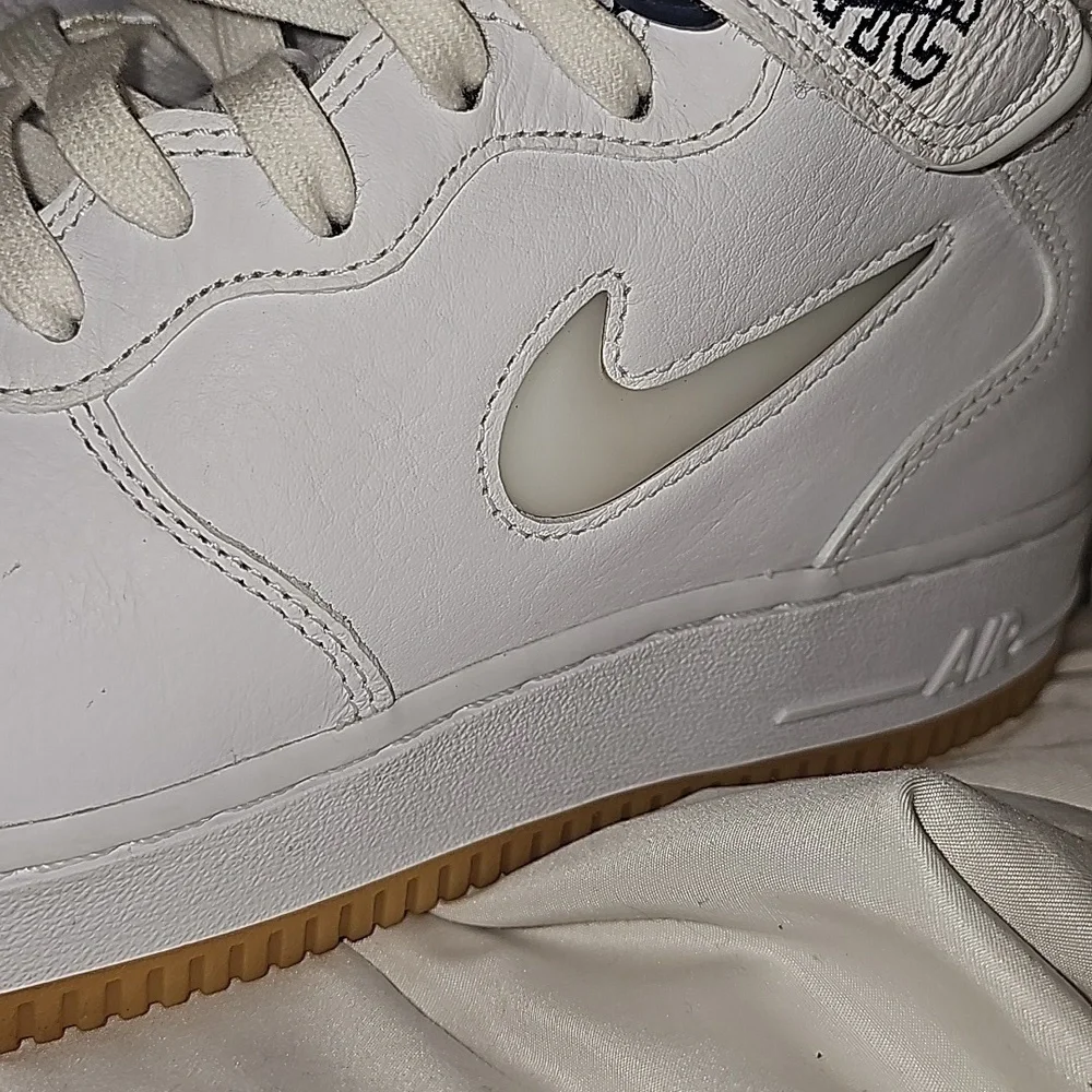 Nike Air Force 1 Mid QS Jewel NYC White Navy - Picture 4 of 7